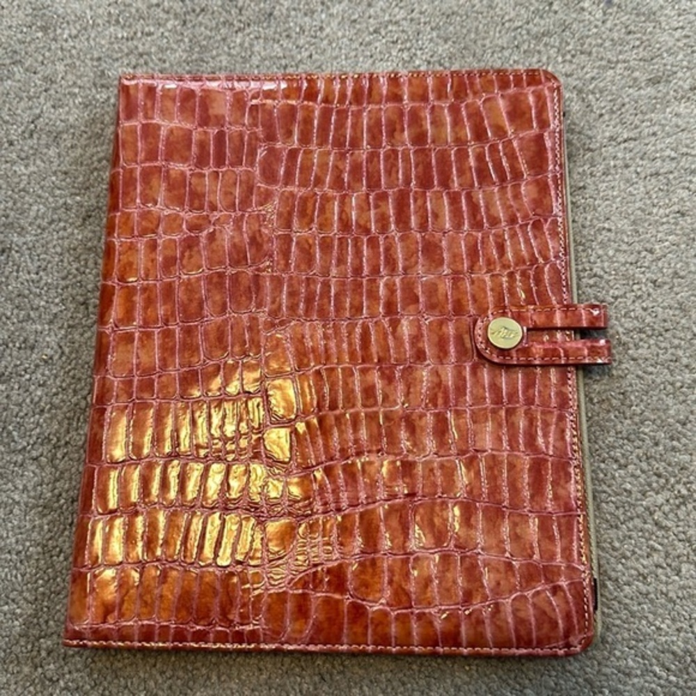ABAS Leather IPad Case EUC